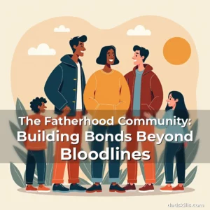 Artistic representation for The Fatherhood Community: Building Bonds Beyond Bloodlines